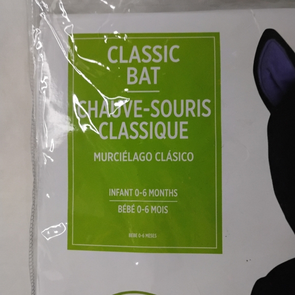 Amscan Infants Baby Classic Bat Halloween Costume 0 - 6 Months Kids Cute Cosplay - Picture 10 of 14